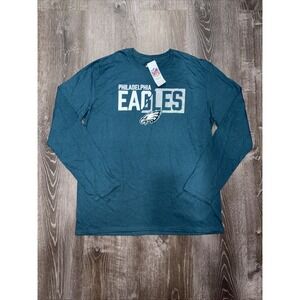 NFL Team Apparel Philadelphia Eagles Shirt Men's XLarge Green Long Sleeve NWT